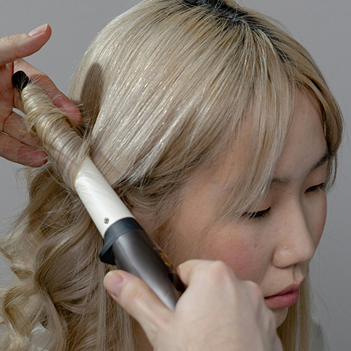 hair styling @ salon